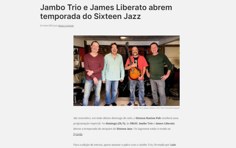 Jambo Trio na Mídia