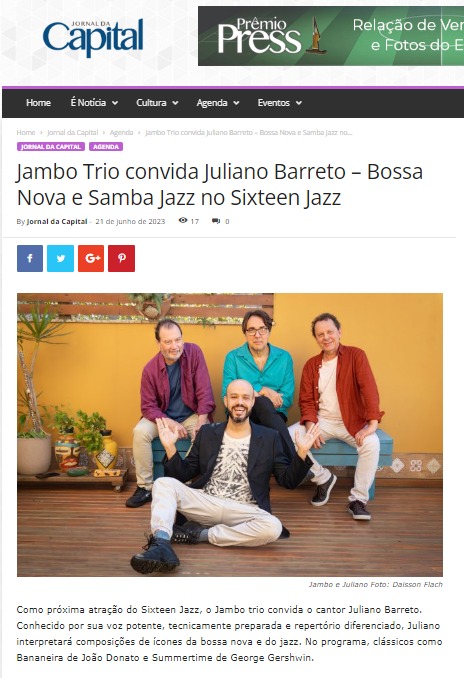 Jambo Trio Samba Jazz Bossa Nova Porto Alegre Brasil